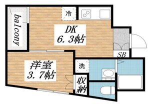 ブロッサムテラス立川の物件間取画像